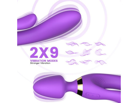 Masajeador y Vibrador Purpura
