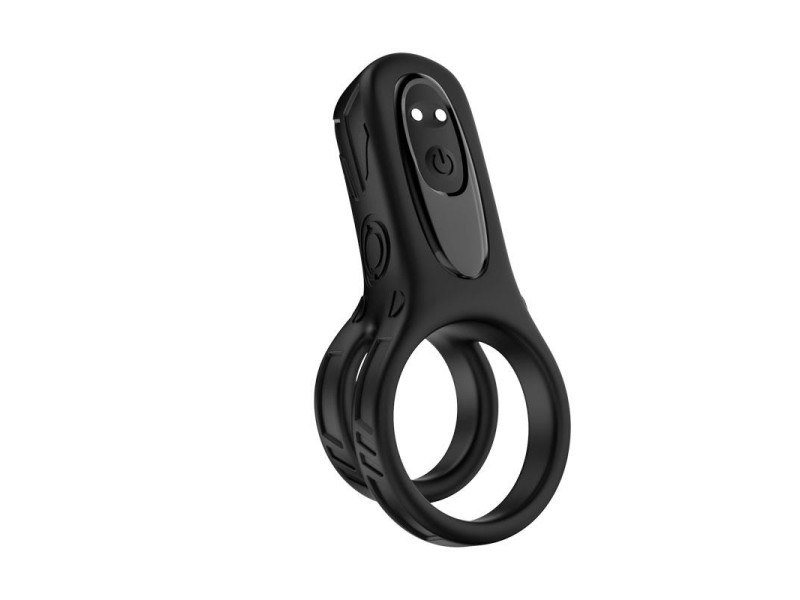 Mecha style Anillo Doble para el Pene con Vibracion