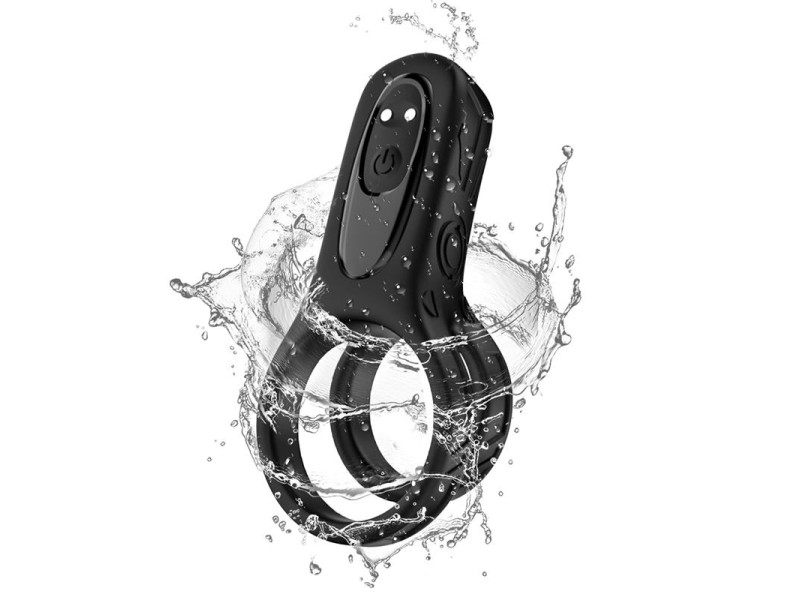 Mecha style Anillo Doble para el Pene con Vibracion
