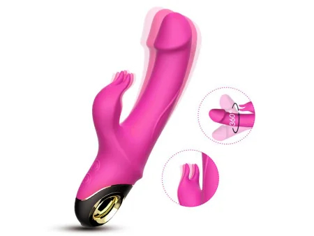 Vibrador con Rotacion 360º Rosa Vibrador con Rotacion 360º Rosa