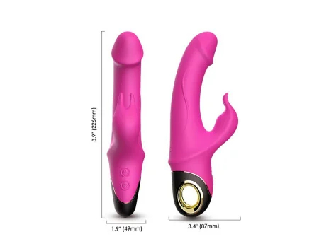 Vibrador con Rotacion 360º Rosa Vibrador con Rotacion 360º Rosa