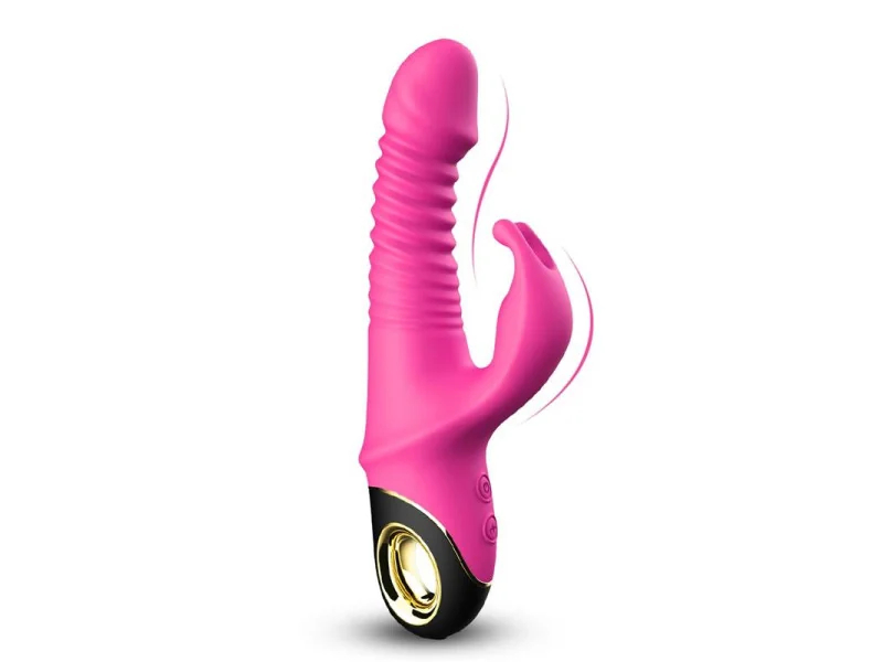 Vibrador con Thrusting y Oscilacion 360º Rosa