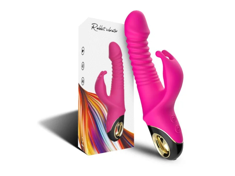 Vibrador con Thrusting y Oscilacion 360º Rosa
