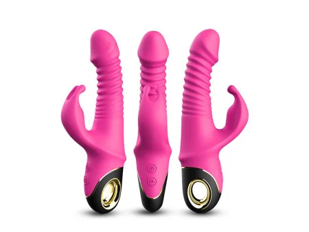 Vibrador con Thrusting y Oscilacion 360º Rosa