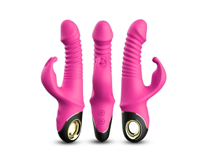 Vibrador con Thrusting y Oscilacion 360º Rosa