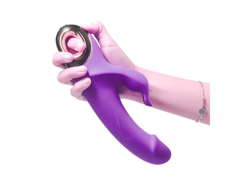 Vibrador con Rotacion 360º Purpura