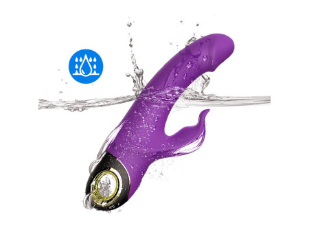 Vibrador con Rotacion 360º Purpura