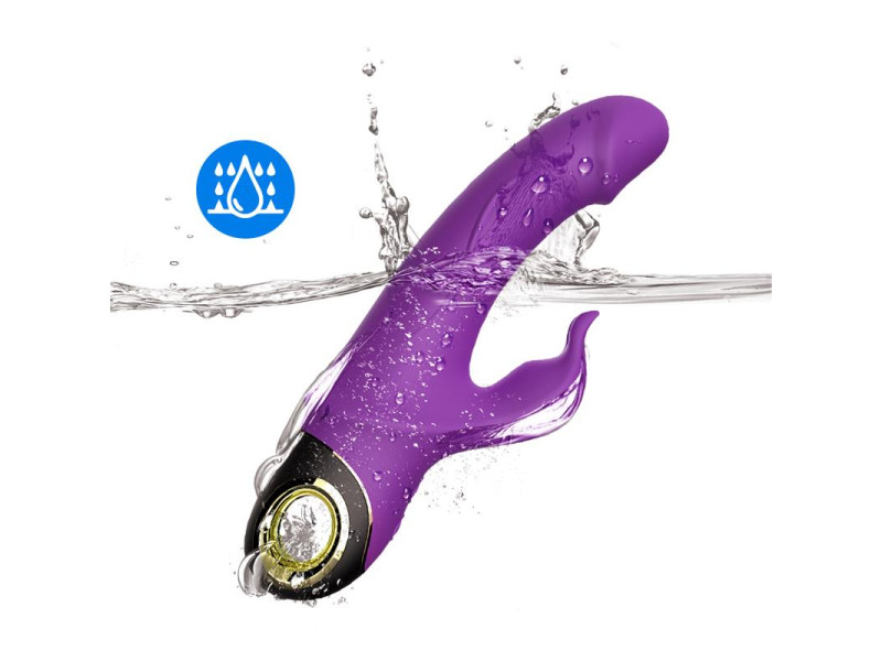 Vibrador con Rotacion 360º Purpura