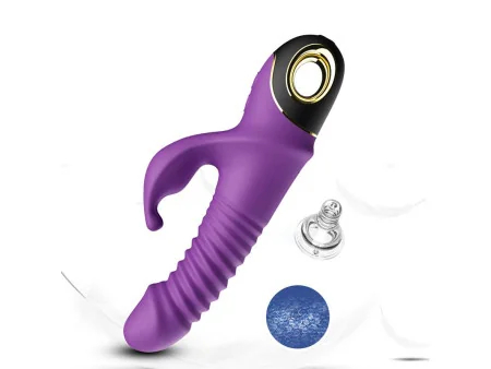 Vibrador con Thrusting y Oscilacion 360º Purpura Vibrador con Thrusting y Oscilacion 360º Purpura