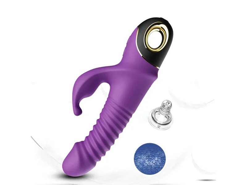 Vibrador con Thrusting y Oscilacion 360º Purpura