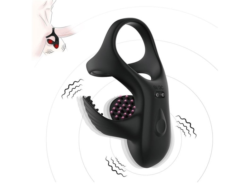 Anillo Vibrador para el Pene y Testiculos