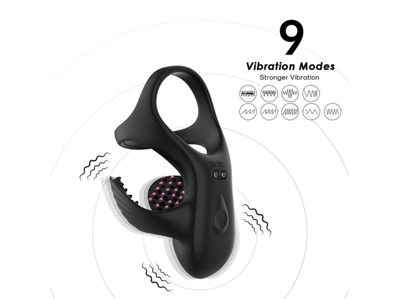 Anillo Vibrador para el Pene y Testiculos