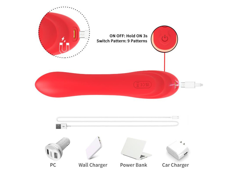 Vibrador Tickler con Rabbit