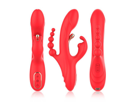 Vibrador Tickler con Cadena Anal
