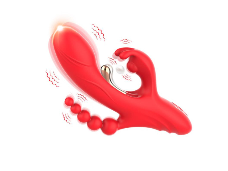 Vibrador Tickler con Cadena Anal