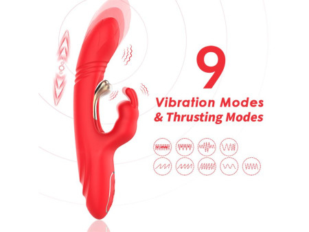 Vibrador Tickler con Thrusting Silicona Liquida Vibrador Tickler con Thrusting Silicona Liquida