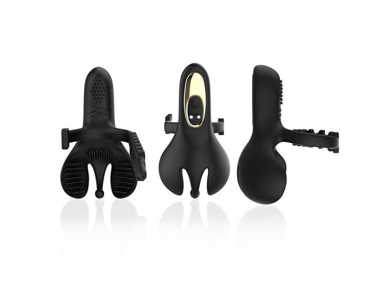 Anillo Vibrador para Pene y Testiculos Ajustable
