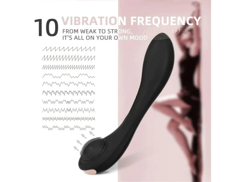 Pulsar Vibrador con Pulsacion y Esqueleto Articulado Silicona USB