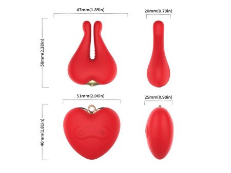 Pinzas Magneticas para los Pezones con Collar