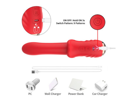 Vibrador Punto G con Pantalla Digital