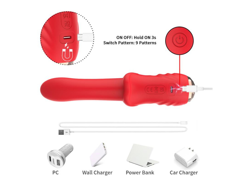 Vibrador Punto G con Pantalla Digital