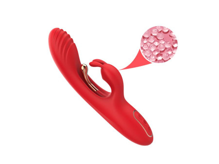 Vibrador Tickler con Rabbit Silicona Vibrador Tickler con Rabbit Silicona