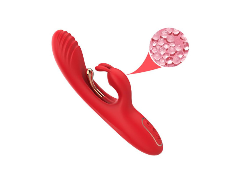Vibrador Tickler con Rabbit Silicona