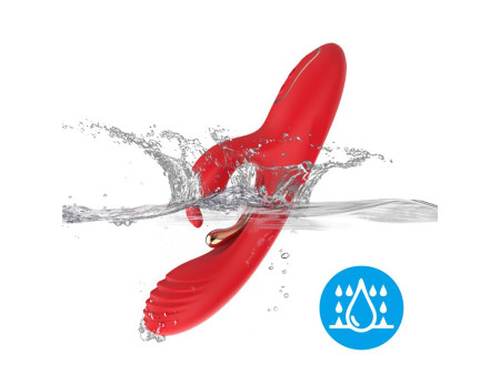 Vibrador Tickler con Rabbit Silicona Vibrador Tickler con Rabbit Silicona