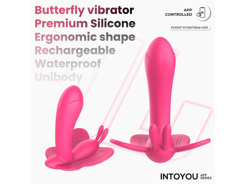 Wingy Estimulador Mariposa con APP Peach Red