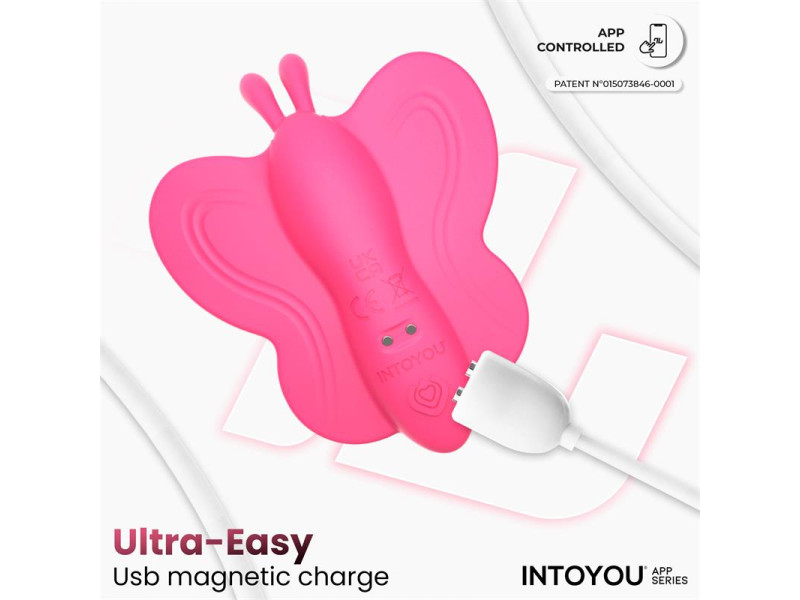 Wingy Estimulador Mariposa con APP Peach Red