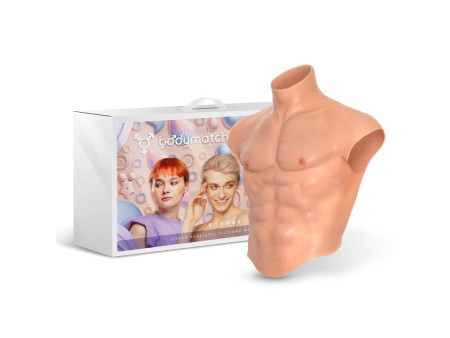 Boomax Traje Torso Masculino Hiperrealista Silicona Liquida Talla L