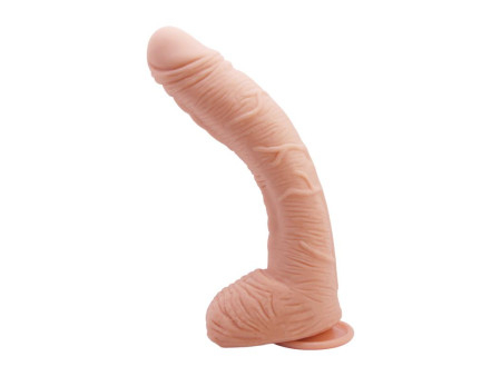 Alex Dildo con Testiculos Punto G con Ventosa Natural Alex Dildo con Testiculos Punto G con Ventosa Natural