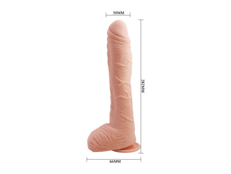 Alex Dildo con Testiculos Punto G con Ventosa Natural Alex Dildo con Testiculos Punto G con Ventosa Natural