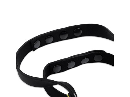 Bozal de Perro de Neopreno Desmontable Ajustable Negro