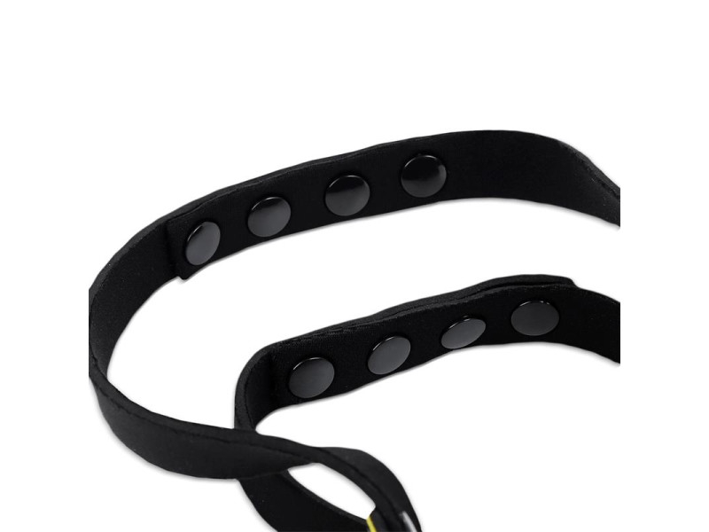 Bozal de Perro de Neopreno Desmontable Ajustable Negro