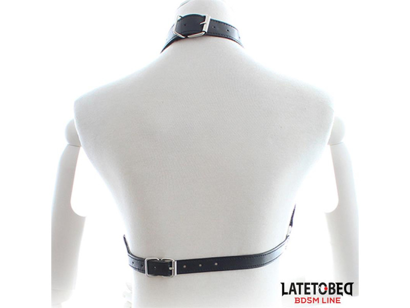 Arnes Bondage con Copas Abiertas y Cadenas