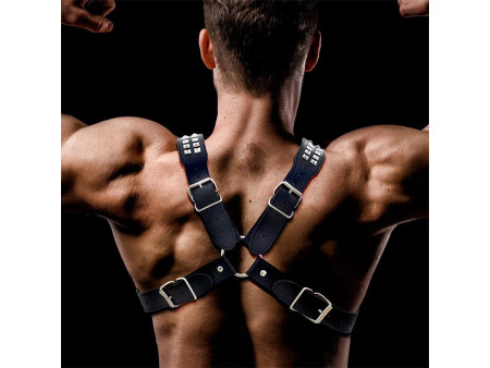 Adonis Arnes Masculino para el Pecho Cuero Vegano Adonis Arnes Masculino para el Pecho Cuero Vegano