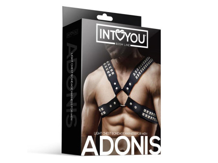 Adonis Arnes Masculino para el Pecho Cuero Vegano Adonis Arnes Masculino para el Pecho Cuero Vegano