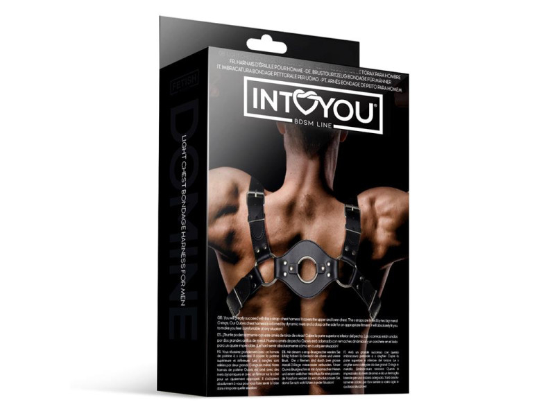 Quovis Arnes Masculino para Bondage Cuero Vegano