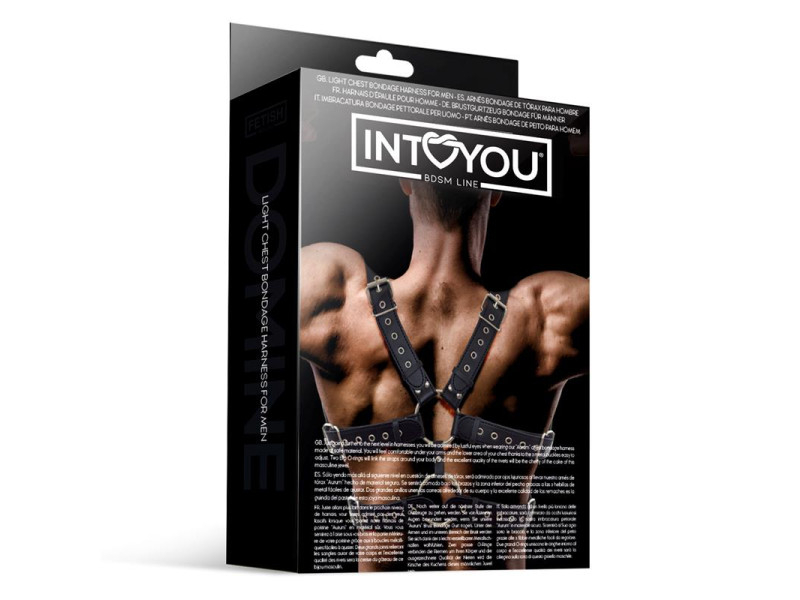 Aurum Arnes Masculino para Bondage Cuero Vegano