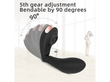 Pulsar Vibrador con Pulsacion y Esqueleto Articulado Silicona USB