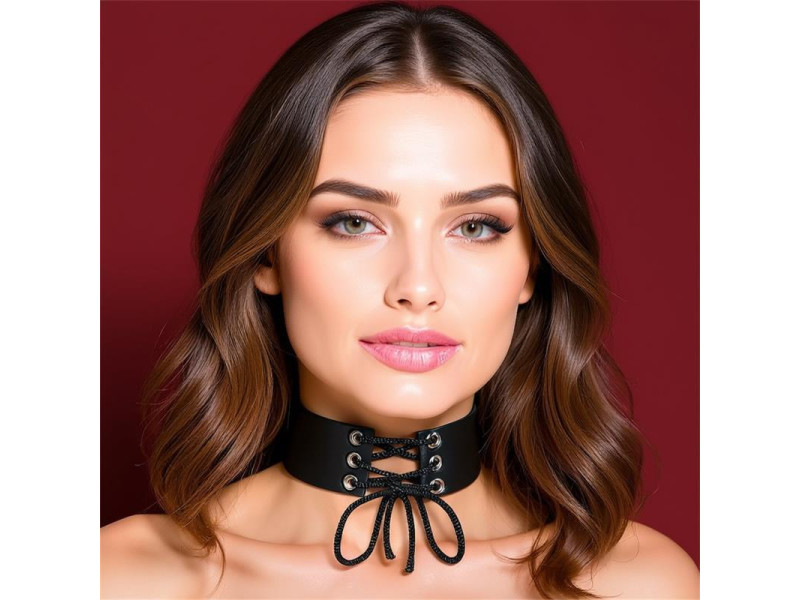 Collar con Lazo Cuero Vegano Talla Unica