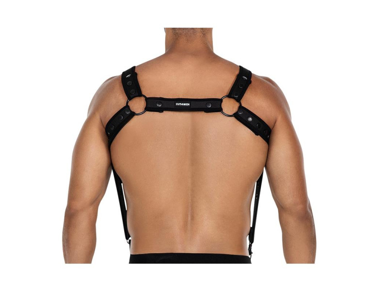 H4RNESS05 Arnes de Pecho Neon Negro Talla Unica