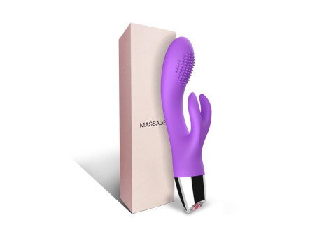 Vibrador Conejito Flexible Purpura