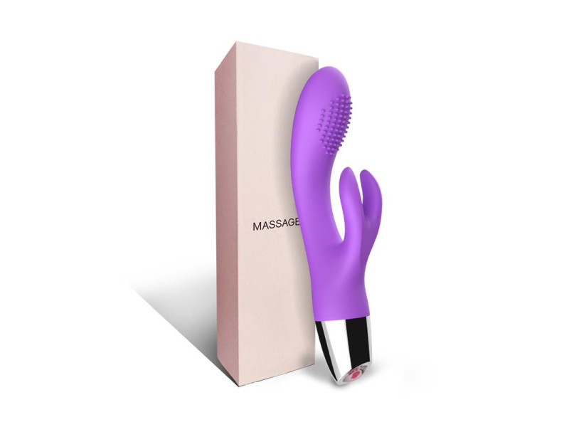 Vibrador Conejito Flexible Purpura