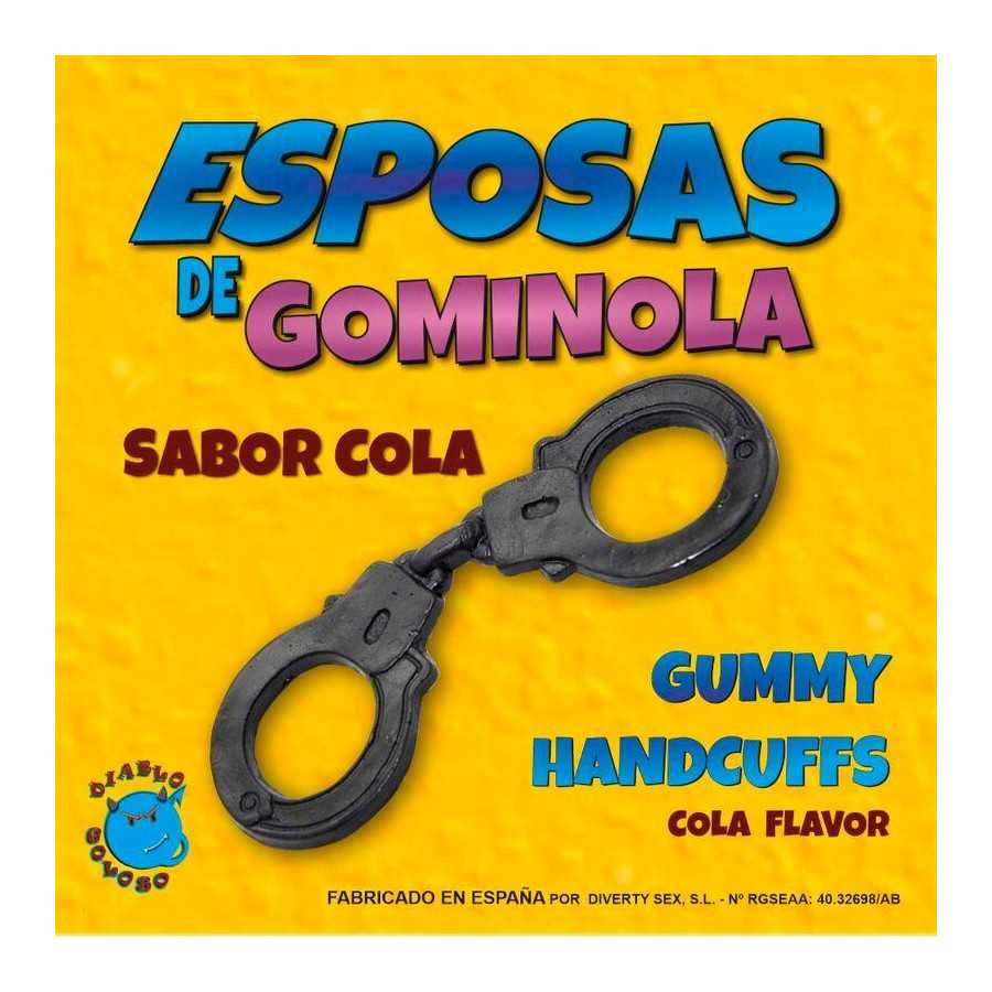 Esposas Negras de Gominola Sabor Cola