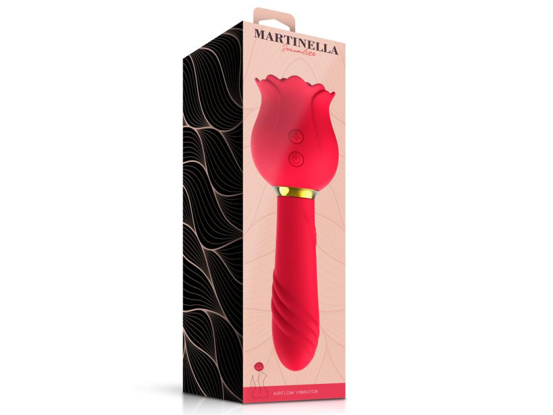Rosa con Succion y Vibrador 2 en 1