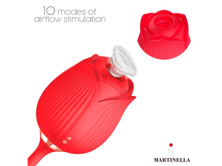 Rosa con Succion con huevo con Thrusting USB