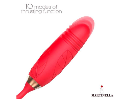Rosa con Succion con huevo con Thrusting USB