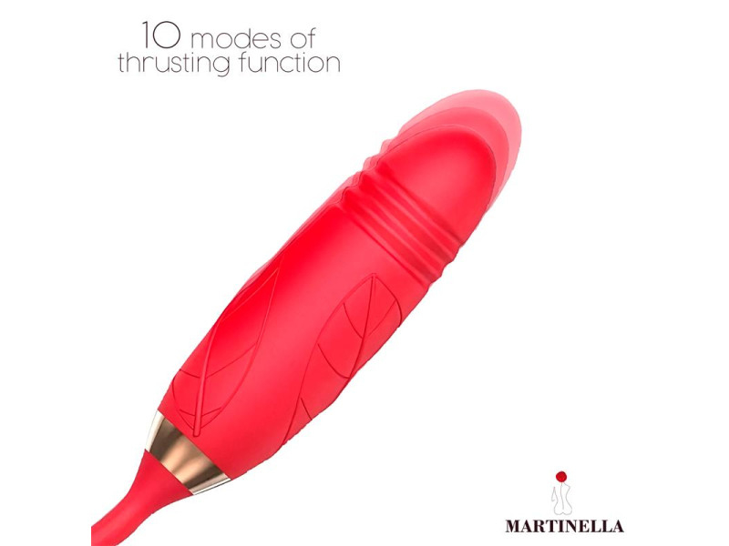 Rosa con Succion con huevo con Thrusting USB